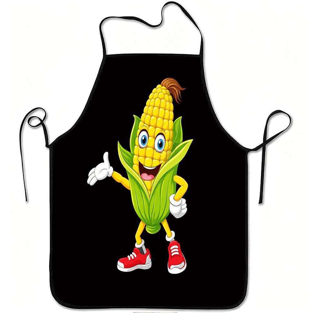Kitchen Baking Gifts - 1 Piece Country-Themed Apron, Happy Corn