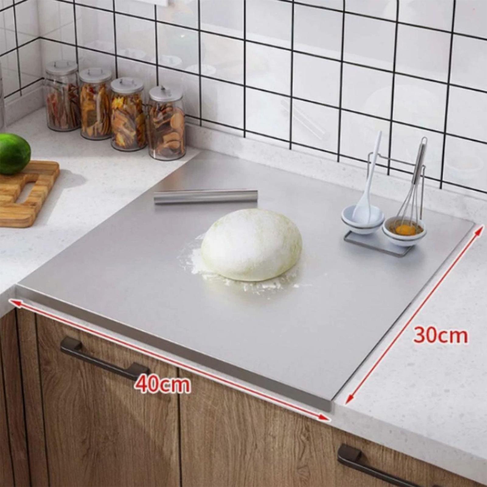Kitchen Baking - Stainless Steel Cutting Board Nonstick Double-Sided