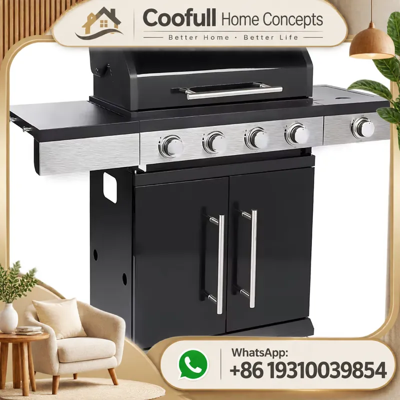 Kitchen Baking Trolley - For Commercial Propane Gas BBQ Grill