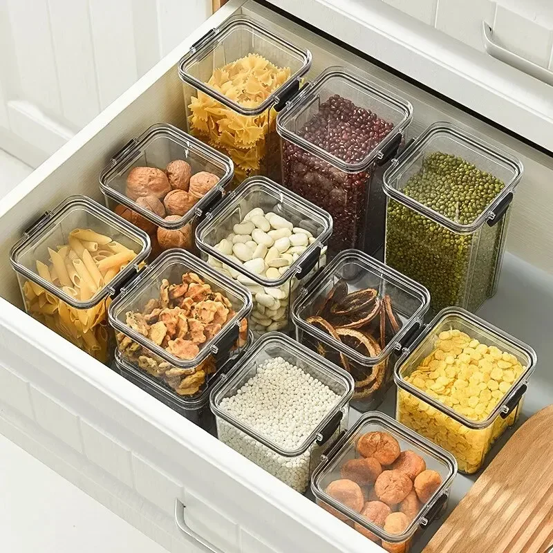 Kitchen Baking Tray Storage - 1PC Grain Sealed Jar Coarse Cereals