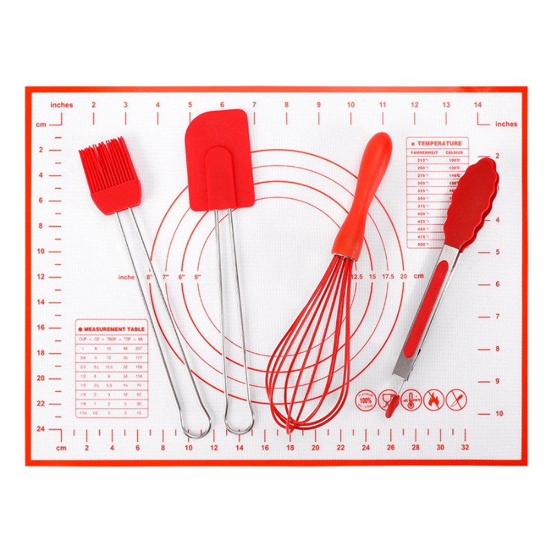 Pastry Brush Silicone - 5Pcs Food Grade Silicone Baking Tools