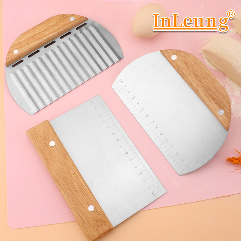 Bench Scraper Dough - Stainless Steel Pastry Dough Scraper Bench
