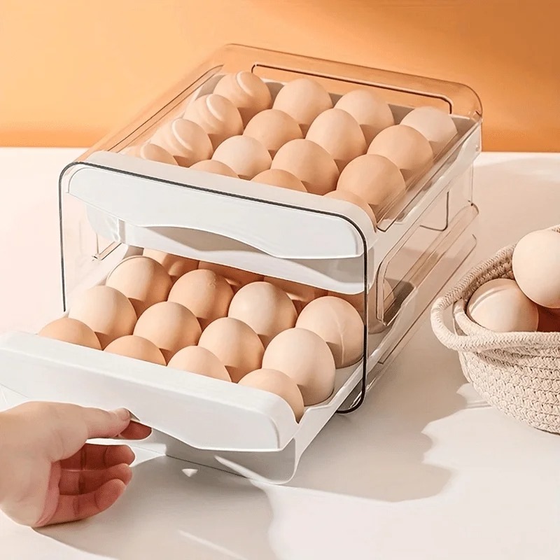 1pc Kitchen Egg Storage Box Re - đánh giá và giá Kitchen Baking Tray Storage