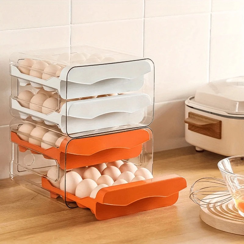 1pc Kitchen Egg Storage Box Re - đánh giá và giá Kitchen Baking Tray Storage