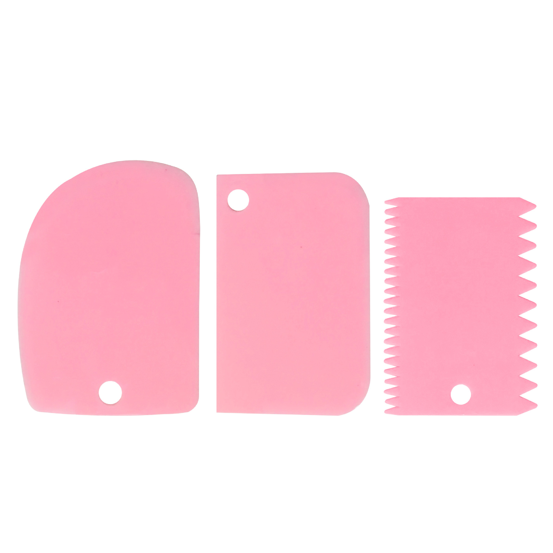 3PCS/Lot Cream Scraper Smoothe - đánh giá và giá Fondant Smoother Set