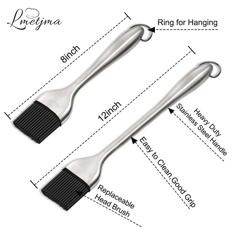 LMETJMA Silicone BBQ Bàn Chải  - đánh giá và giá Pastry Brush Silicone