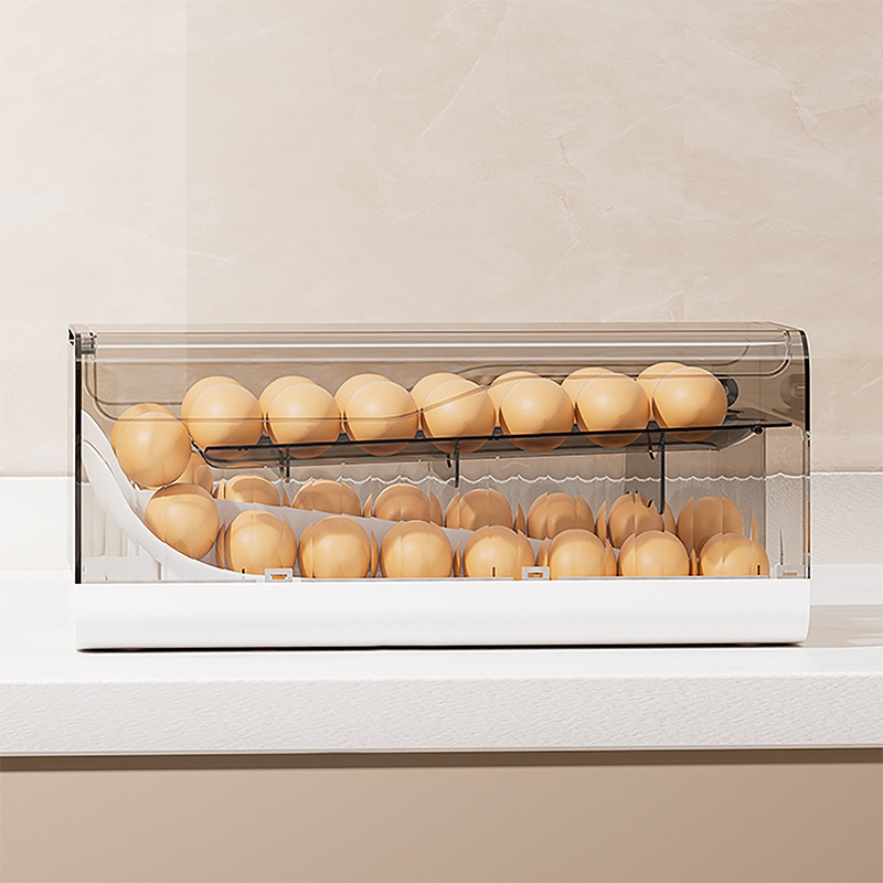 Automatic Rolling Egg Dispense - đánh giá và giá Kitchen Baking Tray Storage