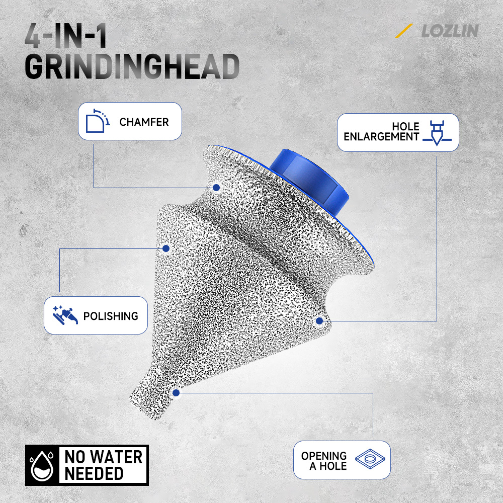 LOZLIN M14 Thread Brazing Edge - đánh giá và giá Rolling Pin Marble