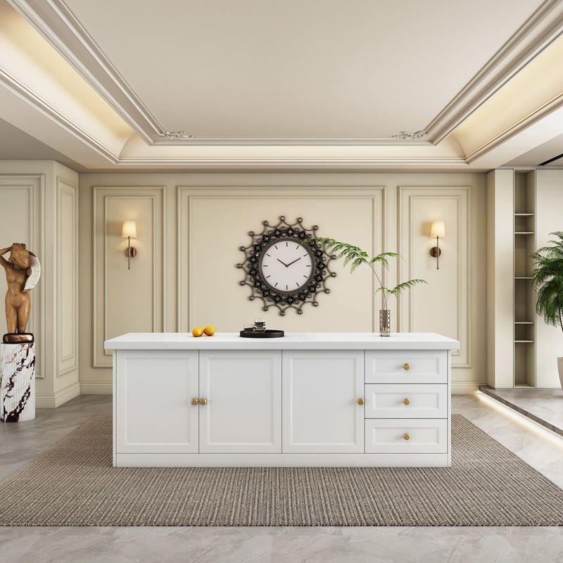 Modern light luxury bar, home  - đánh giá và giá Kitchen Island Baking Table