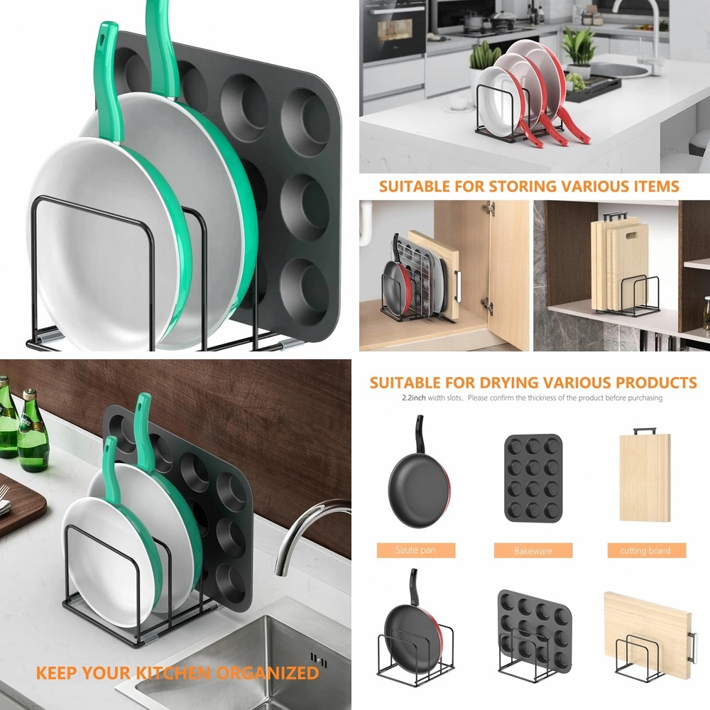 Pan Organizer for Kitchen Cabi - đánh giá và giá Kitchen Cabinet Baking Organizer