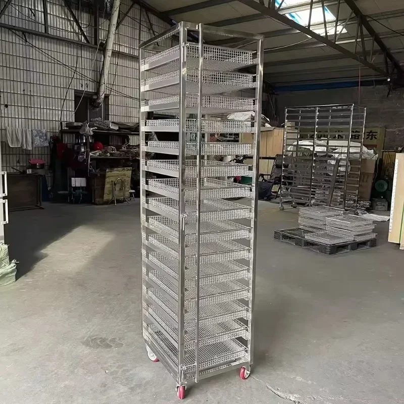 Bakery Stainless Steel 15 Laye - đánh giá và giá Kitchen Baking Trolley