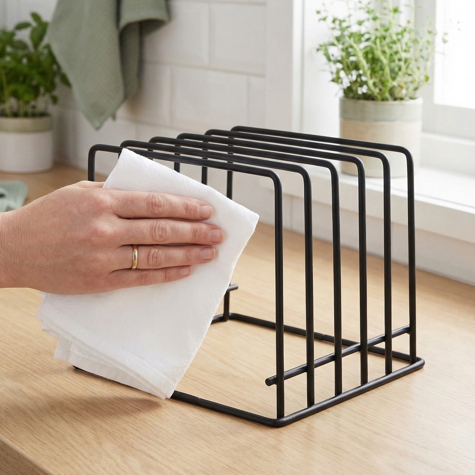 2Pcs Sturdy Countertop Cutting - đánh giá và giá Kitchen Baking Sheet Organizer