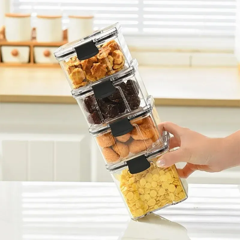 1PC Grain Sealed Jar Coarse Ce - đánh giá và giá Kitchen Baking Tray Storage