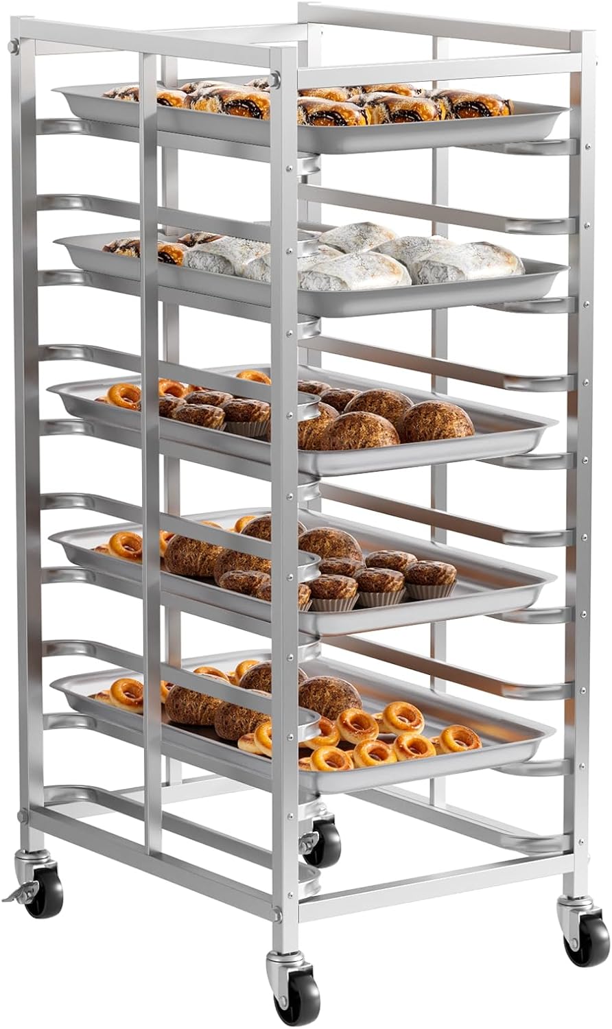 Commercial Stainless Steel Bak - đánh giá và giá Kitchen Baking Trolley