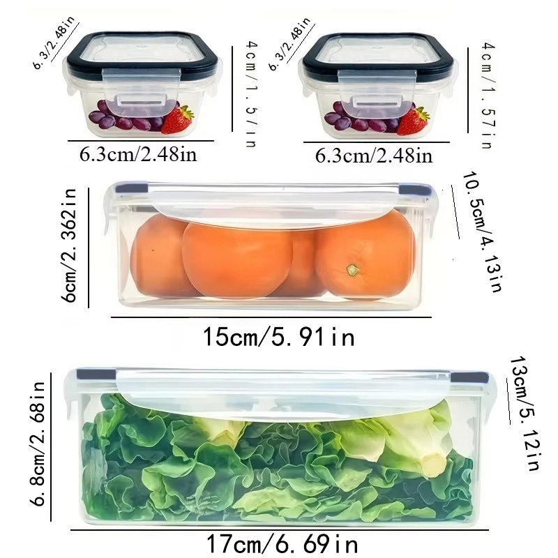8Pcs Set Includes 4 Containers - đánh giá và giá Kitchen Baking Tray Storage