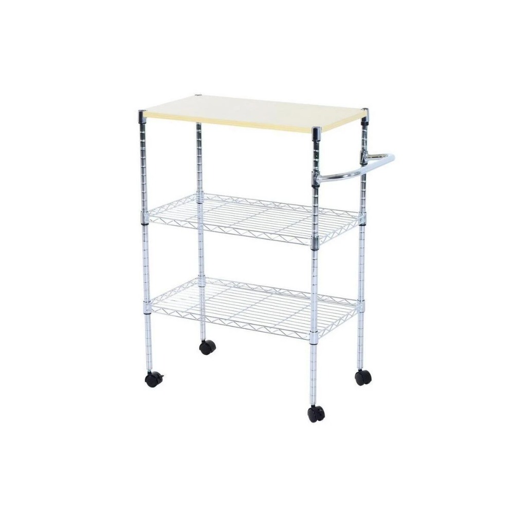 3-Tier Rolling Kitchen Trolley - đánh giá và giá Kitchen Baking Trolley