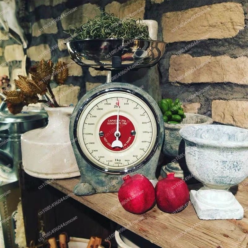 Retro metal table scale 2KG 🥰  - đánh giá và giá Kitchen Baking Table