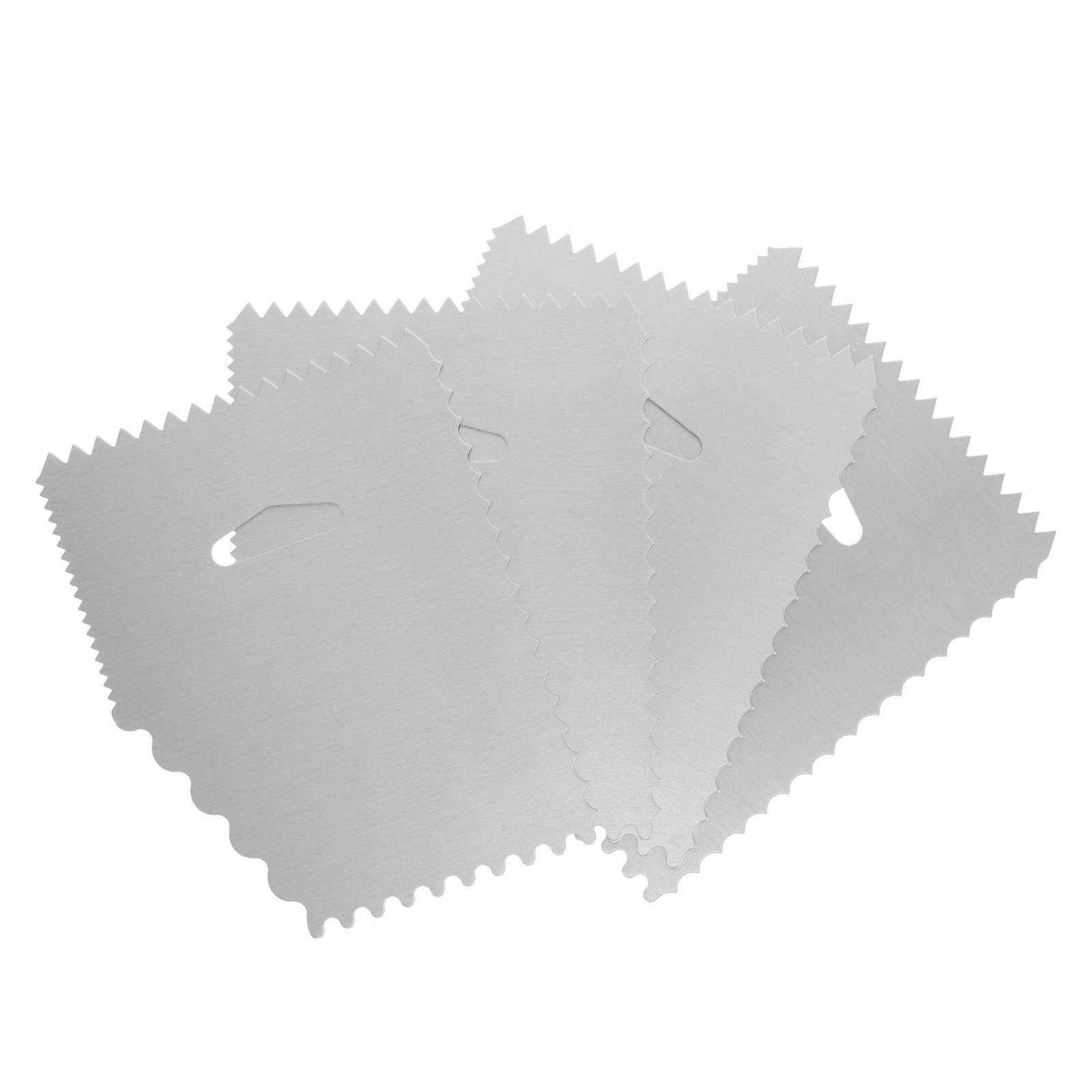 4Pcs Cake Scraper Set Aluminum - đánh giá và giá Fondant Smoother Set