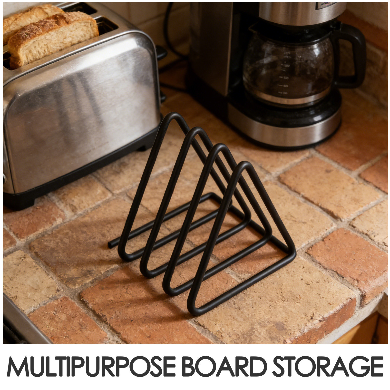 Triangle Cutting Board Holder  - đánh giá và giá Kitchen Baking Sheet Organizer