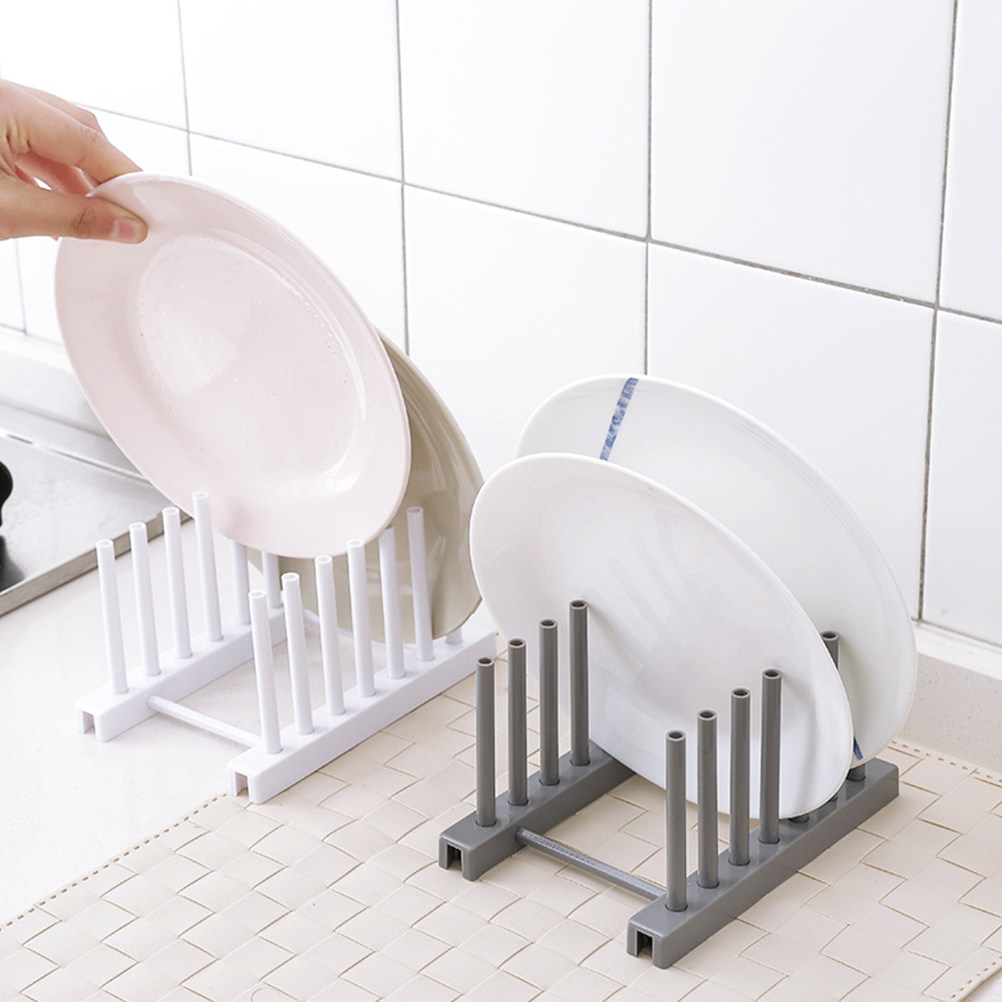 Grey Plastic Dish Rack Kitchen - đánh giá và giá Kitchen Baking Sheet Organizer