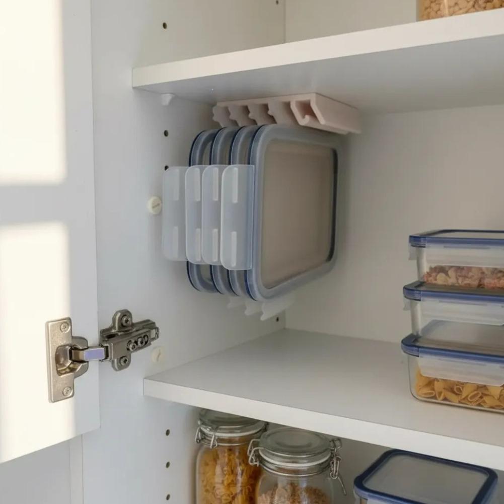 Under Cabinet Food Container L - đánh giá và giá Kitchen Cabinet Baking Organizer