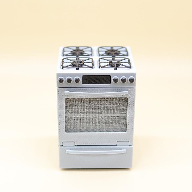 1/12 Miniature Gas Stove With  - đánh giá và giá Kitchen Baking Table