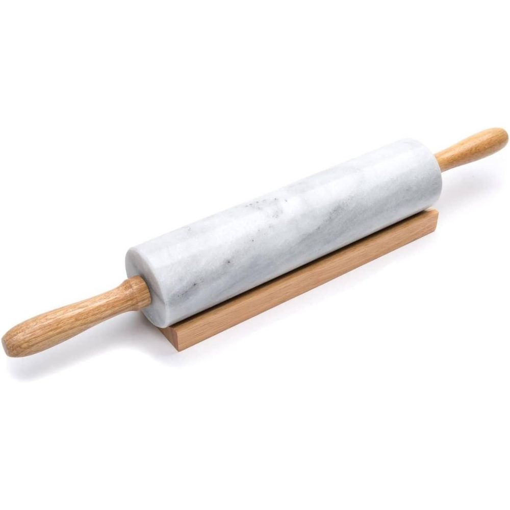 10-Inch White Marble Rolling P - đánh giá và giá Rolling Pin Marble
