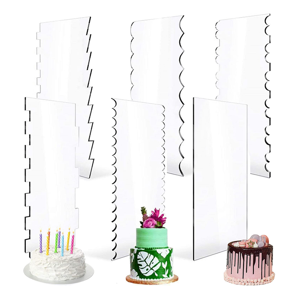 Bộ 4/6 Acrylic Bánh Trang Trí  - đánh giá và giá Fondant Smoother Set