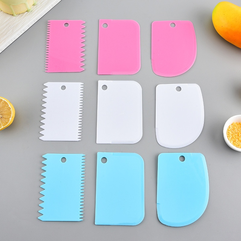 3PCS/Lot Cream Scraper Smoothe - đánh giá và giá Fondant Smoother Set