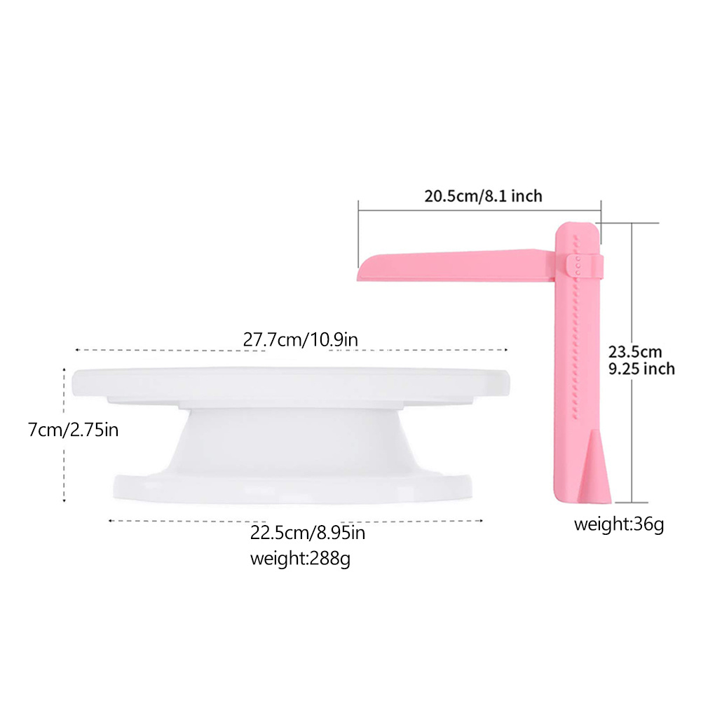 Plastic Cake turntable Kitchen - đánh giá và giá Kitchen Baking Table