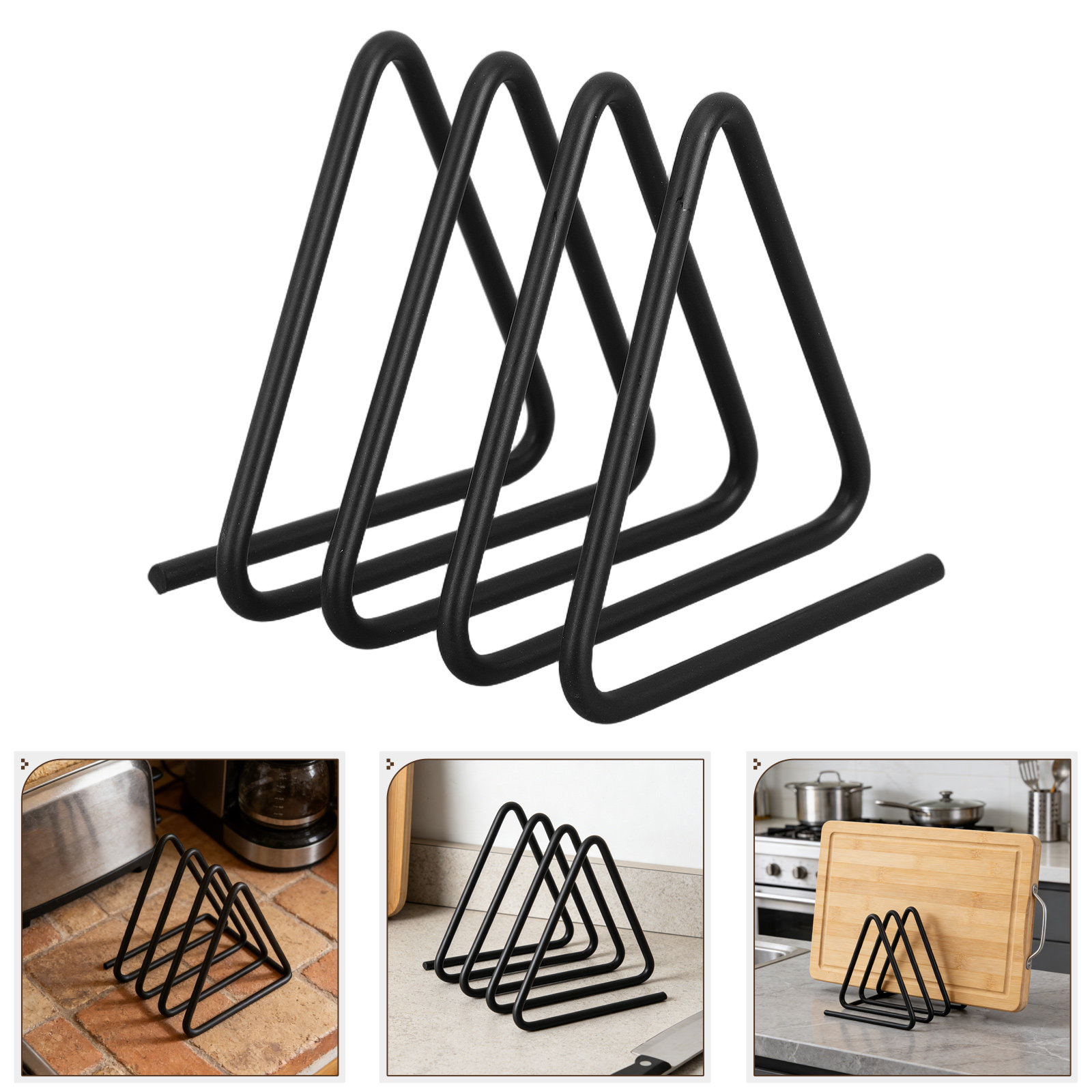 Triangle Cutting Board Holder  - đánh giá và giá Kitchen Baking Sheet Organizer