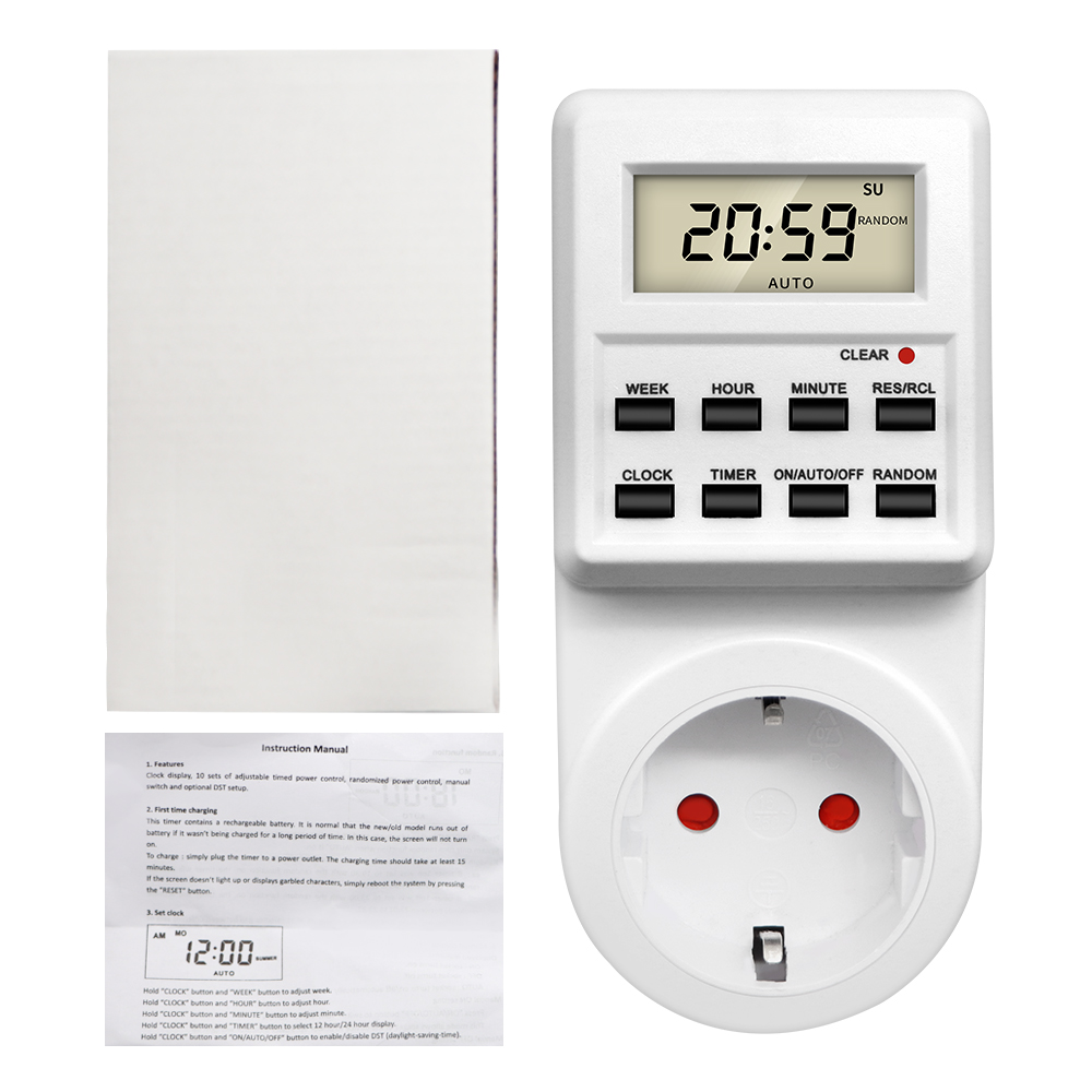 TM03 Hẹn Giờ Kỹ Thuật Số Ổ Cắm - đánh giá và giá Kitchen Baking Timer