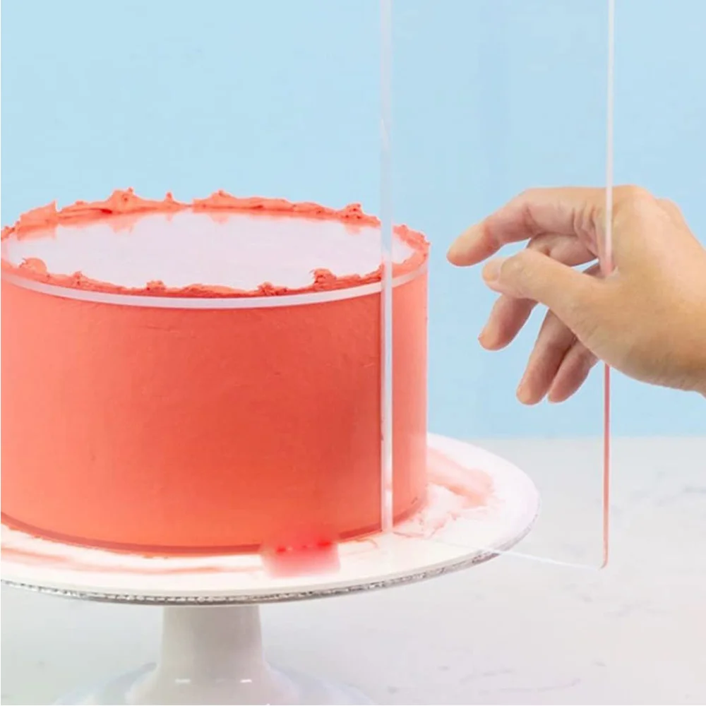 4 Sizes Acrylic Cake Scraper C - đánh giá và giá Fondant Smoother Set
