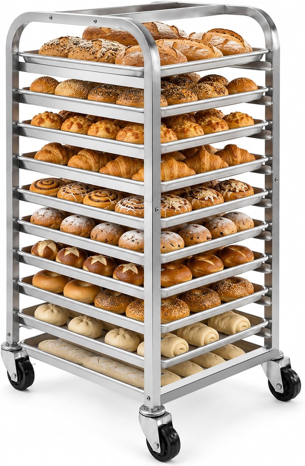 10 Tier Stainless Steel Sheet  - đánh giá và giá Kitchen Baking Sheet Organizer