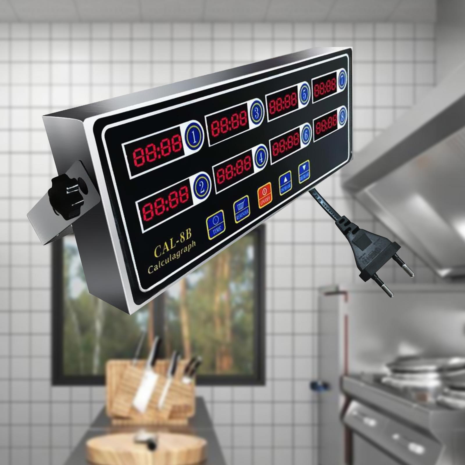 Commercial 8 Channels Digital  - đánh giá và giá Kitchen Baking Timer