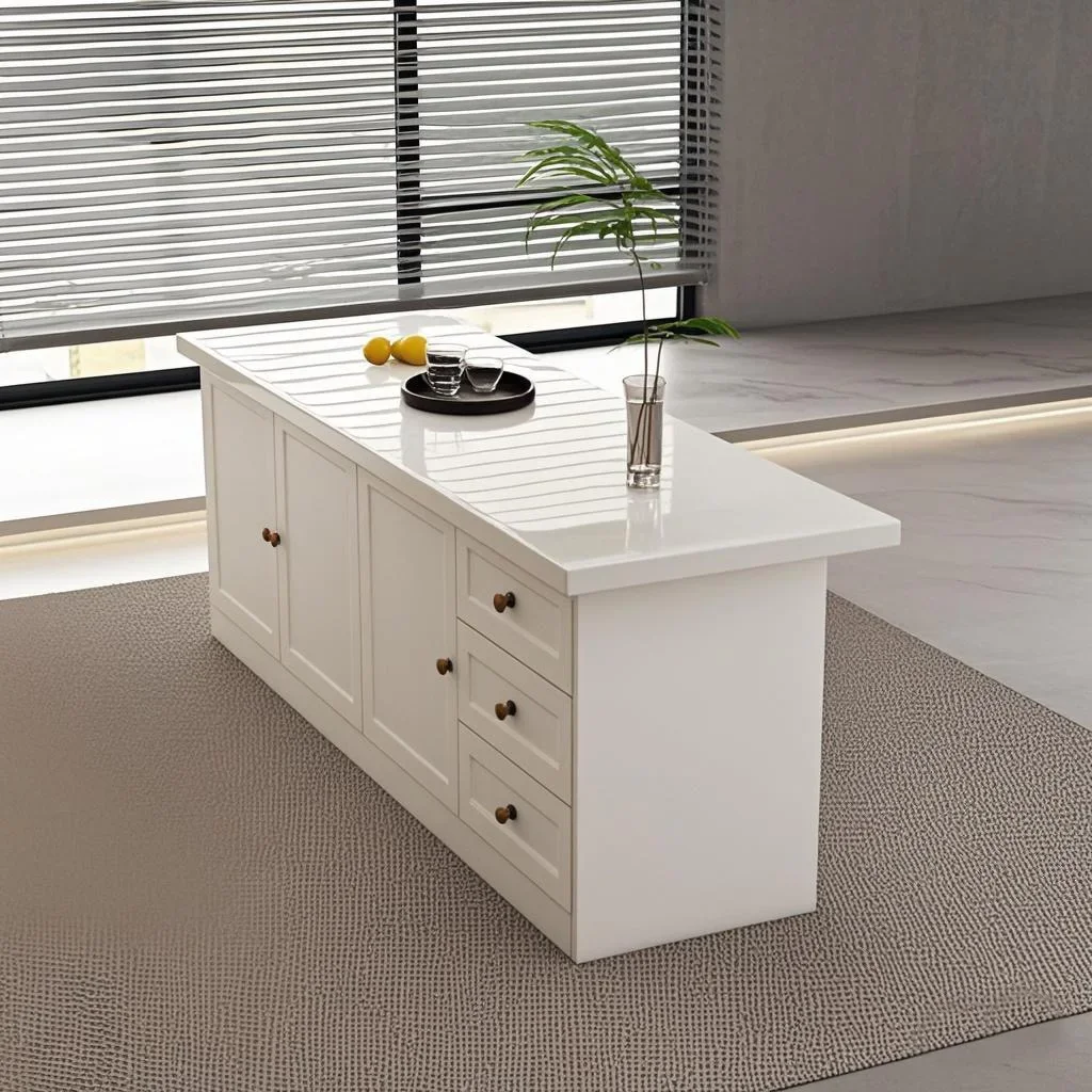 TAO  Light luxury bar counter  - đánh giá và giá Kitchen Island Baking Table